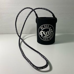 PINK We Run This Beach Cup Holder